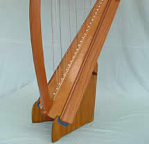Wooden Stand For 26 String Lap Harp Plywood Folding