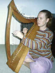 celtic harp posture