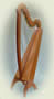 31 string celtic harp with legs